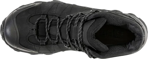 Vista 3 de Oboz Botas de senderismo Bridger Mid B-DRY para hombre negro (Black Sea)
