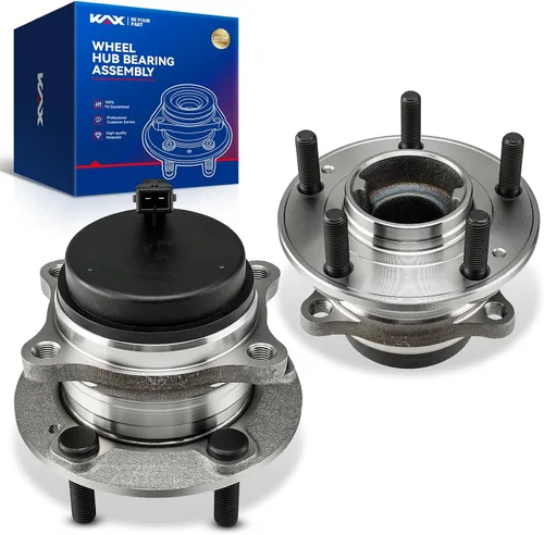 Vista 114 de KAX 510063 Rodamiento de rueda delantera compatible con Toyota Camry 2004-2017, Ford Edge 2007-2014, Toyota Sienna 2004-2010, conjunto de cubo