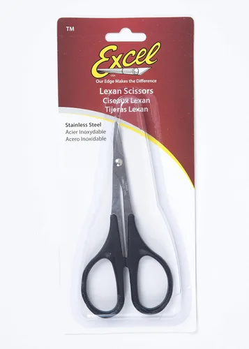Vista 2 de Excel - Tijeras rectas Lexan, 5.5 pulgadas Recto