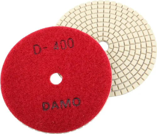 Vista 10 de Juego de 7 almohadillas de pulido de diamante seco de 4 pulgadas para encimera de hormigón de granito de mármol