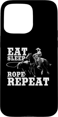 Vista 31 de Team Roping Funny Rodeo Cowboy Cowgirl Horse Riding Roper Case for iPhone 17