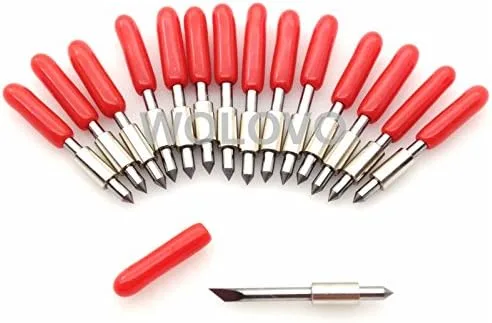 Vista 3 de 15pcs 45 grados Graphtec CB15/CB15U cortador de vinilo Plotter/Impresora Cuchillas