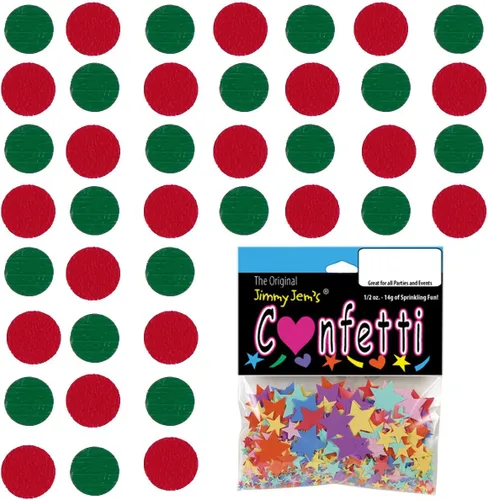 Vista 195 de Confetti Circle 1/4" Negro, Azul Marino Combo - 2 bolsas de media onza (1 oz) (8550/9971)