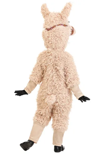 Vista 2 de Disfraz de Llama para Niños Pequeños Multicolor