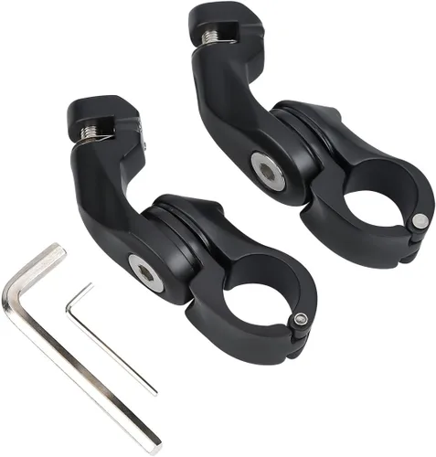 Vista 15 de TCMT - Kit de montaje de protectores de estribos para viajar en autopista de 1 1/4 de pulgadas (32 mm), para motocicletas Harley Touring Road