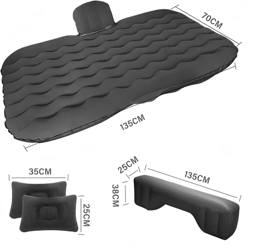 Vista 7 de Car Air Mattress Compatible with SUV Inflatable Car Back Seat Bed Portable Car Sleeping Air Mattress for Rear Seat Trunk Camping Travel