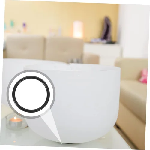 Vista 3 de Cojín de goma de alta calidad para cuencos de canto, decoración exquisita para rituales budistas, tapete portátil para cuenco de música, regalo