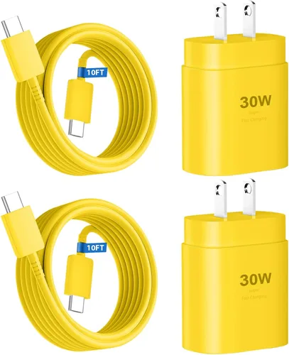 Vista 14 de Cargador USB C de 30 W para iPhone 15/15 Pro Max/15 Pro/15 Plus/Samsung Galaxy S23 Ultra/S23/S23+/S22/S22 Ultra/S22+/S22+/S21 Ultra/S20 Ultra/Note
