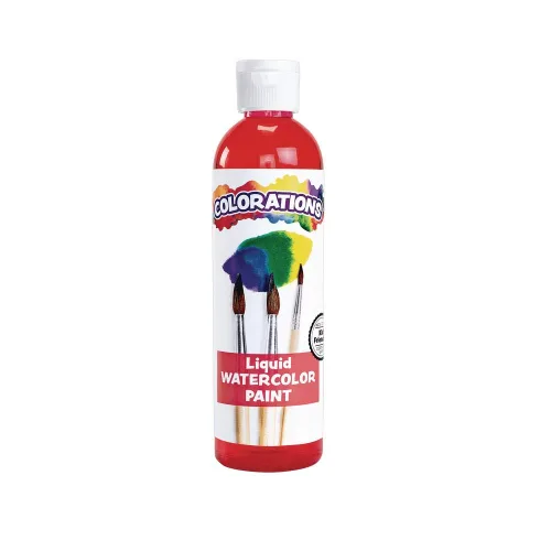 Vista 21 de Colorations Pintura líquida para acuarela sin parabenos, juego de 8 colores vibrantes, 8 onzas líquidas, no tóxica y fabricada en los Estados Unidos