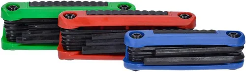 Vista 4 de Urrea 49824 Juego de llaves hexagonales plegables con 3 fundas