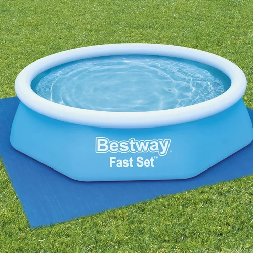 Vista 2 de Bestway® Paño protector de suelo para piscinas sobre el suelo y spas de hidromasaje de 8.0 ft