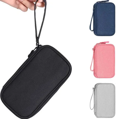 Vista 5 de Bolsa de Accesorios Electrónicos / Estuche Organizador Electrónico, Bolsa de Almacenamiento de Accesorios Electrónicos Pequeños Duradera para Varios