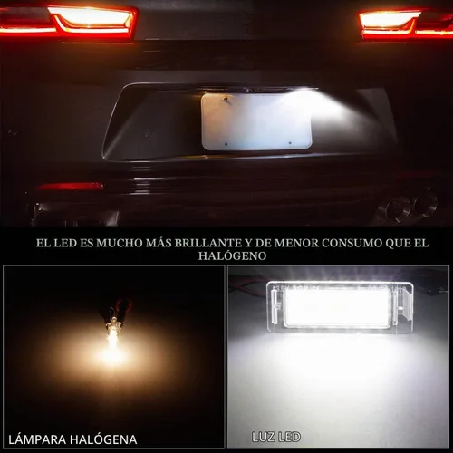 Vista 3 de Lámpara de luz LED para placa vehicular con resistencia libre de errores Compatible con Chevy Corvette Camaro Equinox Impala Volt Cadillac Buick