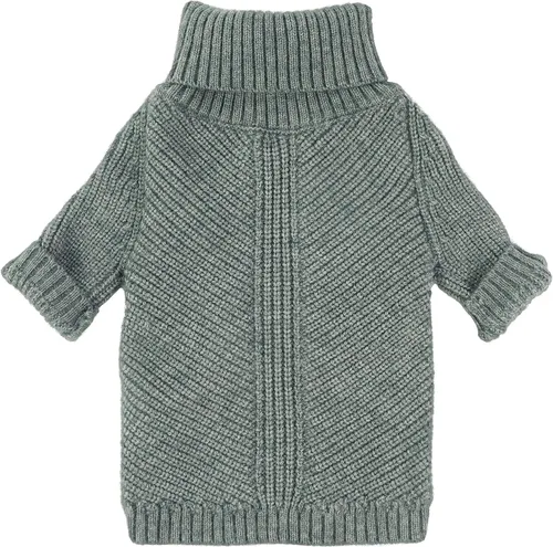 Vista 20 de Fitwarm Suéter de cuello alto para perro, abrigo térmico de punto para mascotas, ropa de invierno para perros pequeños, ropa de gato, negro, XS