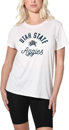 Vista 13 de Colección oficial de camisetas sueltas para mujer, color blanco