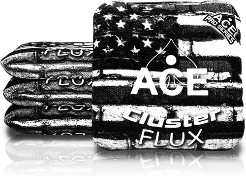 Vista 8 de Cluster Flux Bolsos de Cornhole ACE Pro + Kits PRO Tecnología de Almohadilla de Cluster Doble Cara Resbaladiza y Pegajosa para Todo Clima Negro