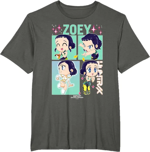 Vista 7 de Kpop Demon Hunters Zoey Camiseta Oficialmente Autorizada