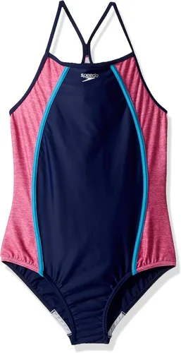 Vista 15 de Speedo Traje de baño de una pieza para niña con tiras finas Azul (Blue Print)