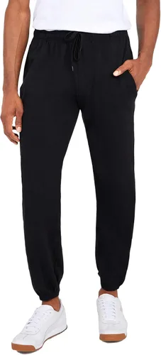 Vista 2 de Andrew Scott Pantalones deportivos de forro polar para hombre, paquete múltiple, pantalones deportivos de ajuste holgado para entrenamiento, correr