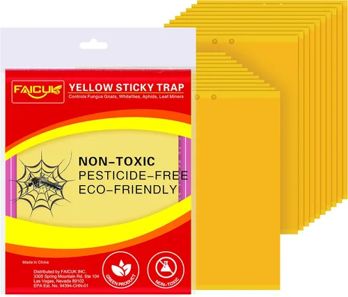 Vista 11 de Trapro trampas adhesivas amarillas para insectos voladores, para mosquitos de los hongos, áfidos, moscas blancas, minadores, arañuelas y otros