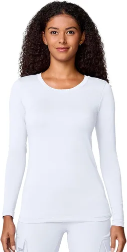 Vista 32 de Curación manos Melissa Negro playera de manga larga Peltre
