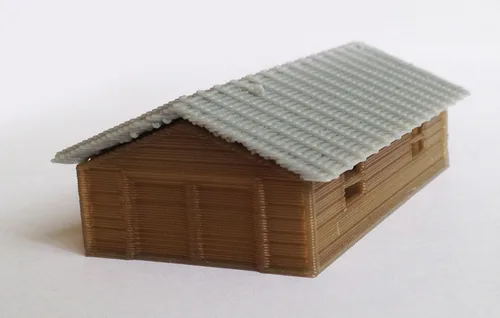 Vista 4 de Outland Models Tren Diseño Ferroviario Casa de campo Cobertizo Cottage Set N Escala