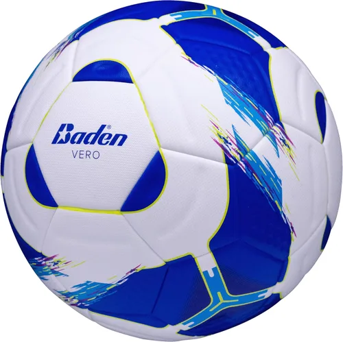 Vista 3 de Baden Vero Balón de fútbol unido térmicamente Cubierta de poliuretano con textura de espiral con hoyuelos Durabilidad de alto rendimiento