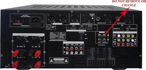 Vista 4 de Amplificador de mezcla profesional IP-5900II de 6000 W más altavoces IPS-40 4000 W y micrófonos inalámbricos Combo de karaoke para el hogar