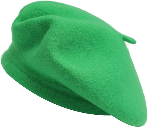 Vista 250 de ZLYC - Boina francesa de lana unicolor para mujeres y niñas