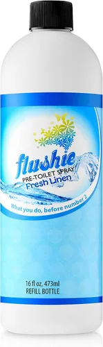 Vista 23 de Flushie - Aerosol preinodoro para desodorante de olores de inodoro... (lavanda, paquete de 2)