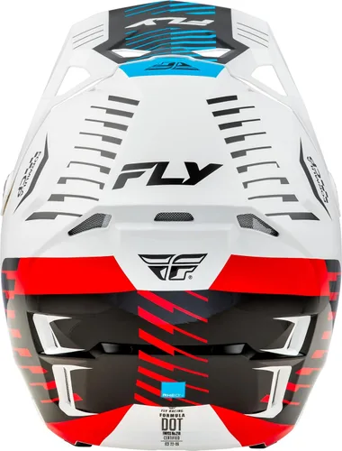 Vista 8 de Casco de motocicleta todoterreno Fly Racing Adult Formula CP Slice MX ATV, aprobado por DOT/FMVSS 218