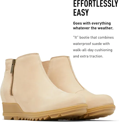 Vista 3 de SOREL Botas de cuero Evie con cremallera para mujer