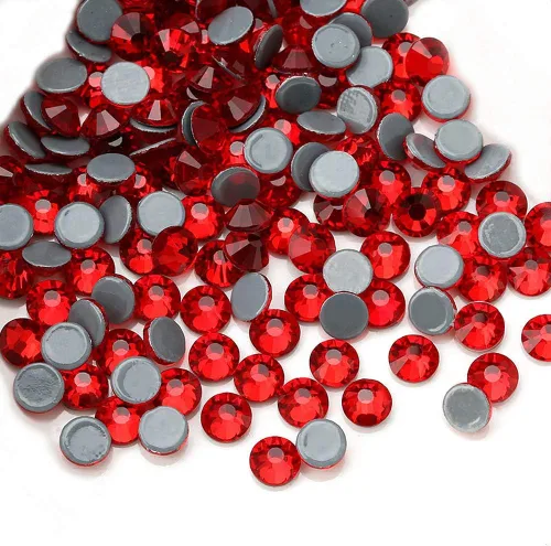 Vista 20 de Dowarm 1440 diamantes de imitación de cristal termofijos, cristales de fijación en caliente para ropa de manualidades, cristal de parte trasera