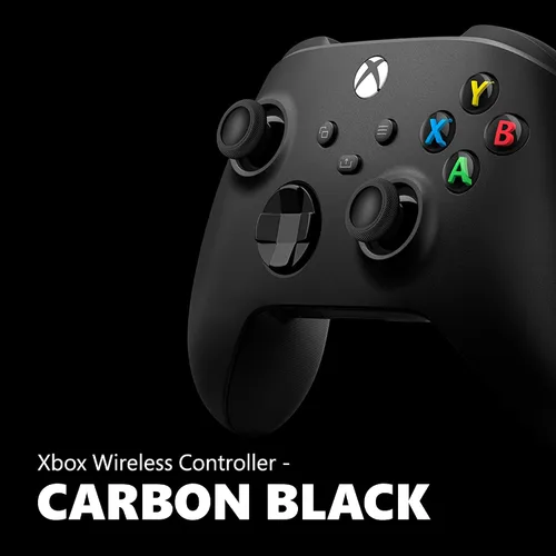 Vista 2 de Xbox Wireless Gaming Controller (2025) – Carbon Black – Play on Xbox, Windows, Android, iOS, FireTV Sticks, Smart TVs, VR Headsets
