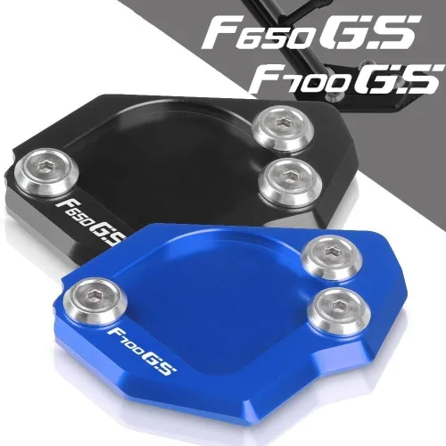 Vista 2 de Almohadilla de soporte lateral de motocicleta para B&MW F700GS F650GS F700 F650 GS F 700 650 GS 2008-2017 2009 Soporte lateral de bicicleta Soporte