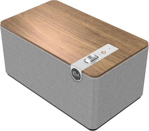 Vista 9 de Klipsch Sistema de altavoces Bluetooth Premium The Three Plus, listo para tocadiscos con entradas Phono/RCA, Bluetooth 5.3 con hasta 40 pies