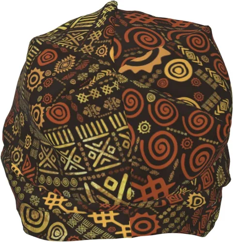 Vista 13 de Gorro africano holgado para adultos, tejido elástico, de calavera, gorro de invierno para exteriores para mujeres y hombres