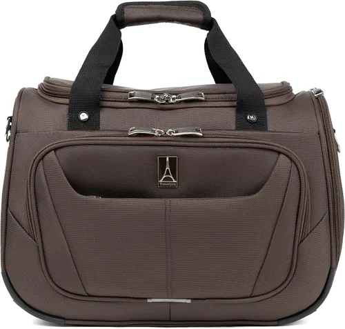 Vista 6 de Travelpro Luggage Maxlite 5 Juego de 2 piezas Bolsa suave y Rollaboard de 22 pulgadas, Moca