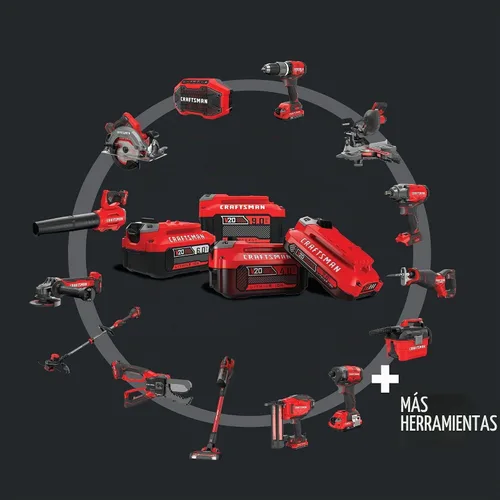 Vista 7 de CRAFTSMAN V20 RP - Sierra de calar inalámbrica, 3 ajustes orbitales, hasta 3,200 SPM, velocidad variable sin llave, solo herramienta (CMCS650B)