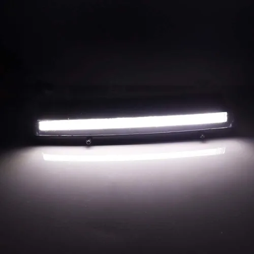 Vista 4 de Parachoques delantero LED Switchback luces de circulación diurna ámbar/blanco con kit de lámpara de señal de giro para Nissan 350z LCI 2006-2009