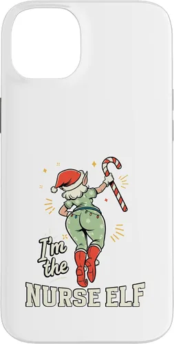 Vista 14 de I'm The Nurse Elf Funny Matching Family Christmas Group Case for iPhone 16