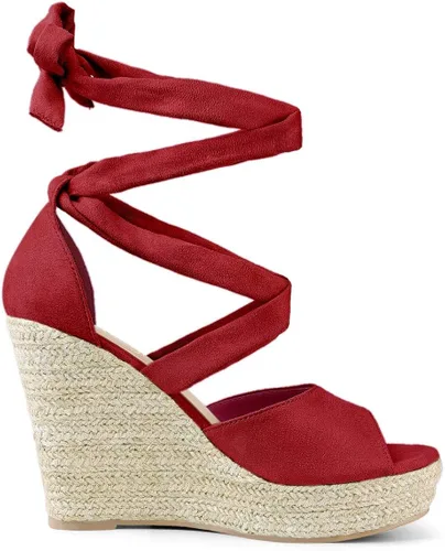 Vista 7 de Allegra K Alpargatas con cordones para mujer