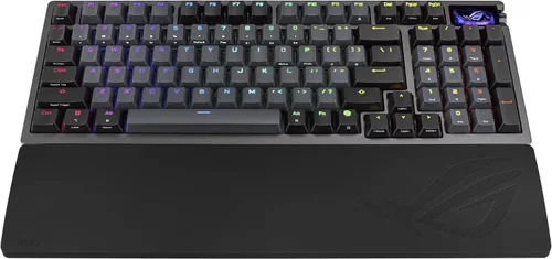 Vista 21 de ASUS ROG Azoth 96 HE Teclado inalámbrico para juegos con efecto Hall – 96% tamaño completo, trimodo, interruptor magnético intercambiable en Negro
