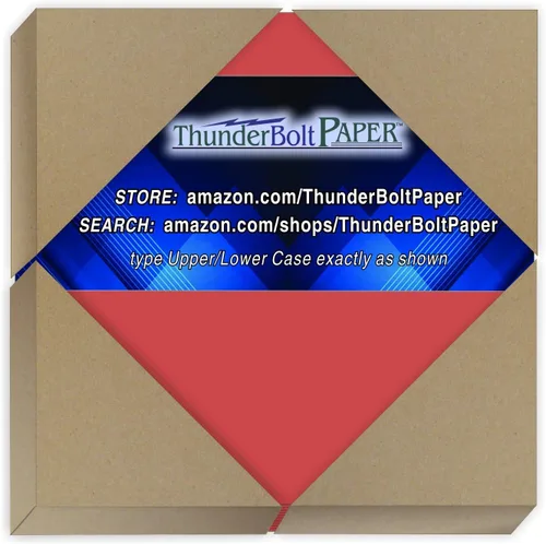 Vista 15 de 125 Bright Apple Color Rojo 65LB cover card Papel – 3" x 5" (3 x 5 inches) Tamaño photo card frame – 65 lb/libra Peso ligero Cardstock – Calidad