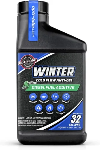 Vista 3 de Opti-Lube Fórmula de invierno Aditivo para combustible diesel anti-gel: botellas de 8 onzas (paquete de 6)