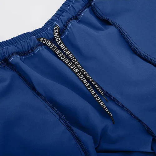 Vista 6 de Muscularfit Pantalones cortos de senderismo para hombre, pantalones cortos de entrenamiento con bolsillos con cremallera, pantalones cortos