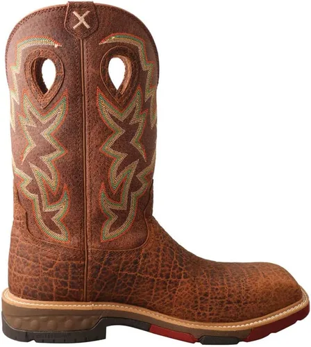 Vista 3 de Twisted X Mens 12" Nano Composite Safety Toe Western Work Boot