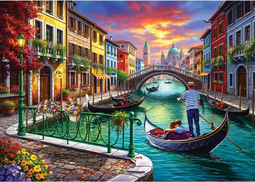 Vista 4 de Anatolian Puzzle - Cafe Como, Rompecabezas de 700 piezas, #2705