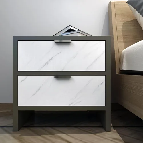 Vista 3 de Decotalk Papel de contacto de mármol blanco para encimeras, papel de contacto autoadhesivo para encimeras, papel tapiz de vinilo extraíble