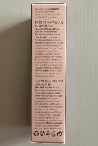 Vista 5 de Mary Kay TimeWise Luminous 3D Base de maquillaje 1.0 fl oz marfil C 100